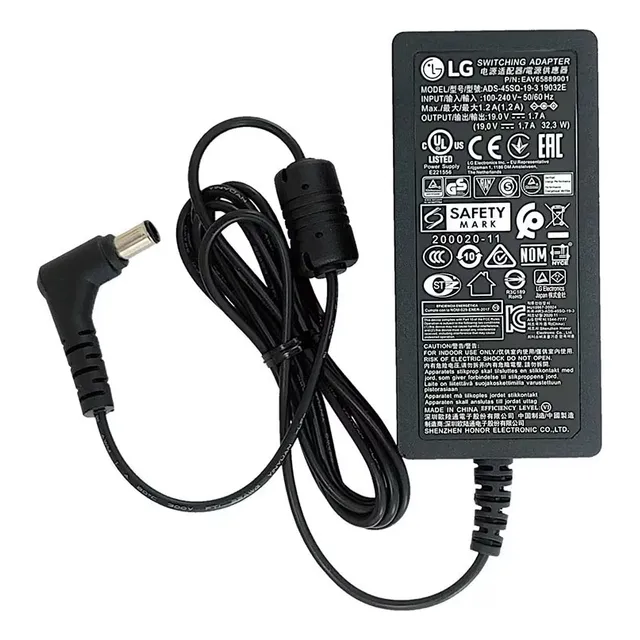 Fuente De Poder Original Para Monitores LG 19v-2.1a