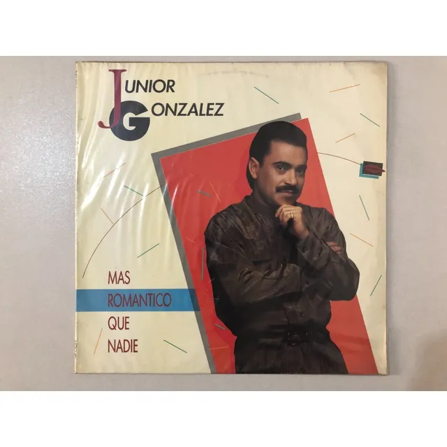 Lp Acetato Junior Gonzalez - Mas Romántico Que Nadie. Salsa