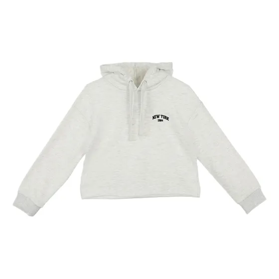Sudadera Con Gorro Gris Niña Talla 10