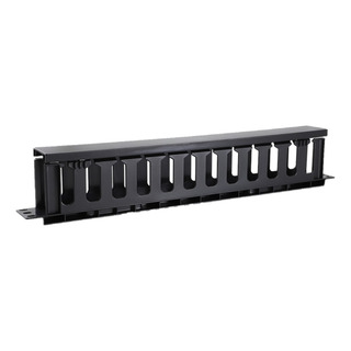 Organizador De Cable Horizontal Para Rack, Plastico, Un Lado Organizador De Cable Horizontal Para Rack, Plastico, Un Lado