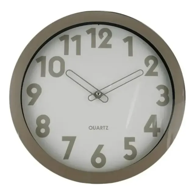 Reloj De Pared Times Tower 30 Cm Marron Y Beige