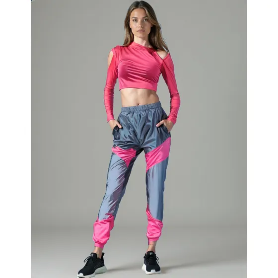 Pantalon Dama Nylon Super Calidad Reflectores