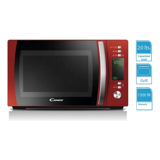 Microondas Grill Candy CMXG20D rojo 20L 220V