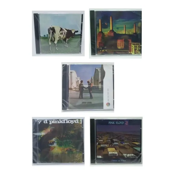 5 Cds Pink Floyd - Animals, Wish, Saucerful, Momentary, Atom