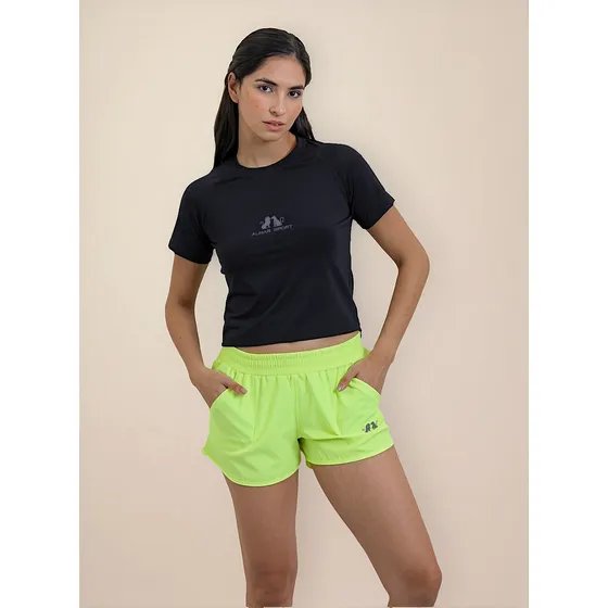 Remera Deportiva Almarsport Mc Power Corta Mujer