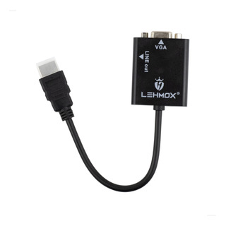 Cabo Adaptador Conversor Hdmi Vga P2 Auxiliar Áudio Cabo Adaptador Conversor Hdmi Vga P2 Auxiliar Áudio