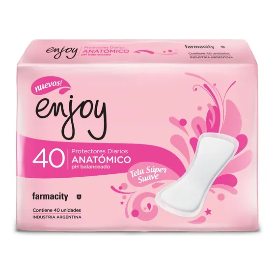 Protectores Diario Enjoy Anatómico X 40 Un