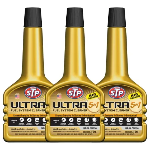 3 Aditivos Stp Ultra 5 Em 1 St2020 - Limpeza Completa
