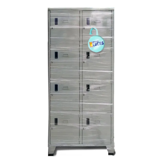 Locker Metalico Casillero De 8 Puertas