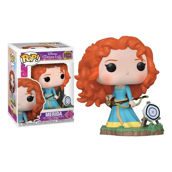 Merida Funko Pop Valiente 1022 Princesas Disney Ultimate