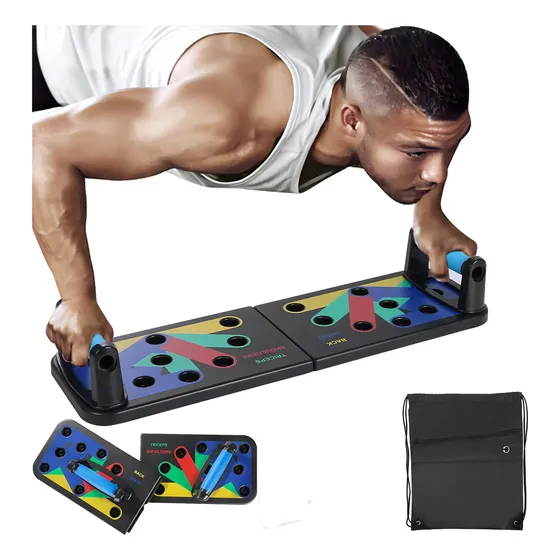 Push Up Tabla Flexiones Ejercicios Negro