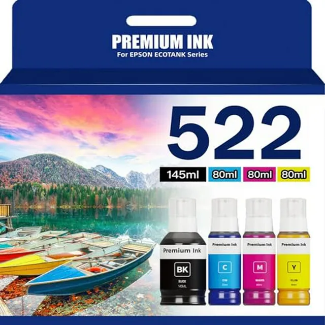 Recargas De Tinta Epson 522 Para Ecotank Et-