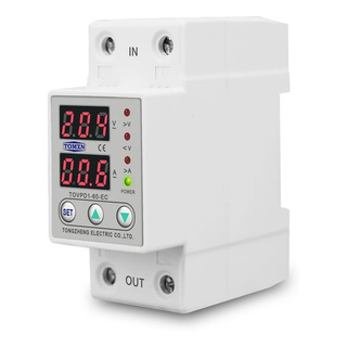 Protector De Bajo Y Alto Voltaje Sobrecorriente 40a 220v Protector De Bajo Y Alto Voltaje Sobrecorriente 40a 220v