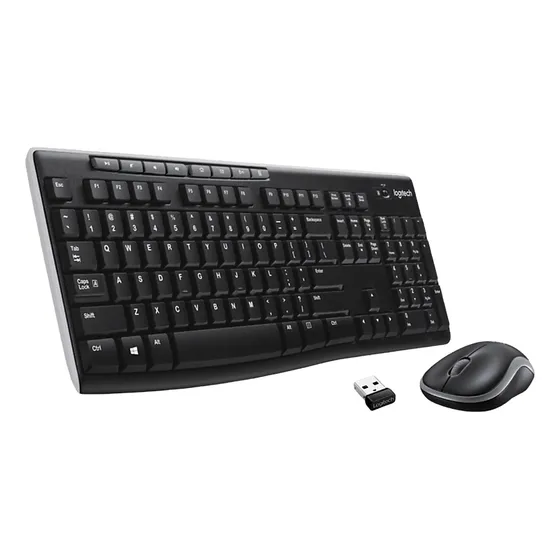 Combo Teclado Y Mouse Logitech Mk270 Inalambrico