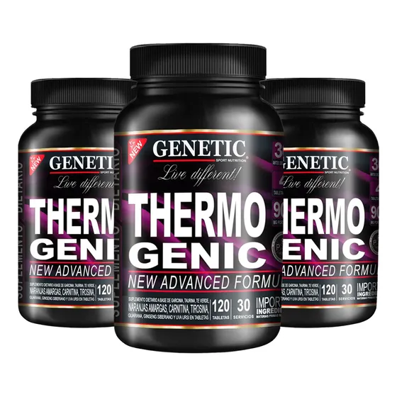3 Meses Quemador Definitivo Grasa Tehermogenic Genetic Dieta