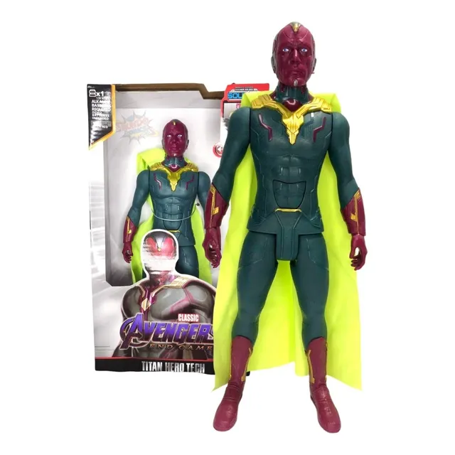Figura De Vision Articulada  Luces Y Sonido 30cm Avengers