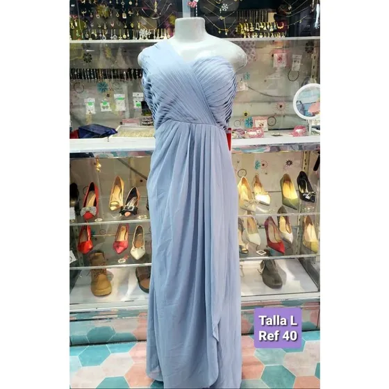 Elegante Vestido De Dama Talla L  Importado 