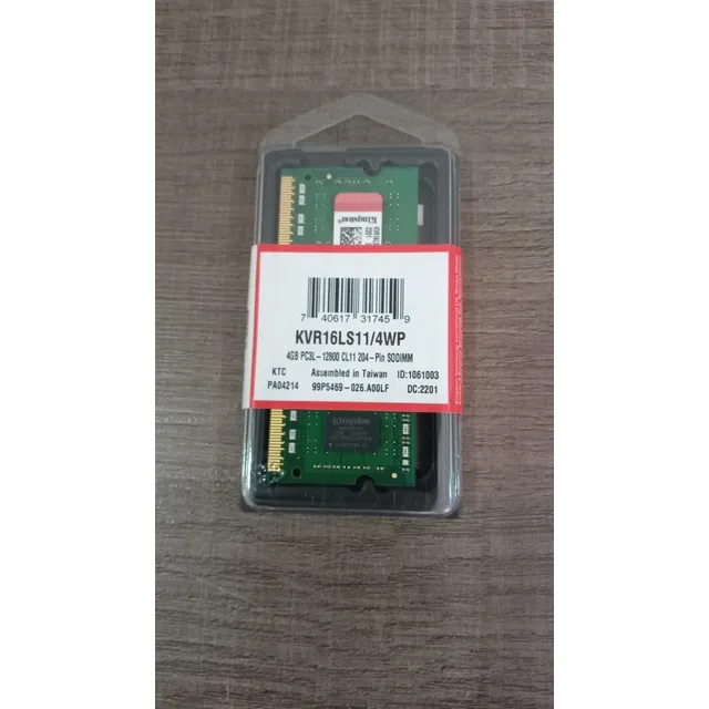 Memoria Ram Kvr16ls11/4wp