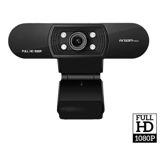Cámara Web Argom Tech Cam 50 Hd 1080p Con Microfono Usb 