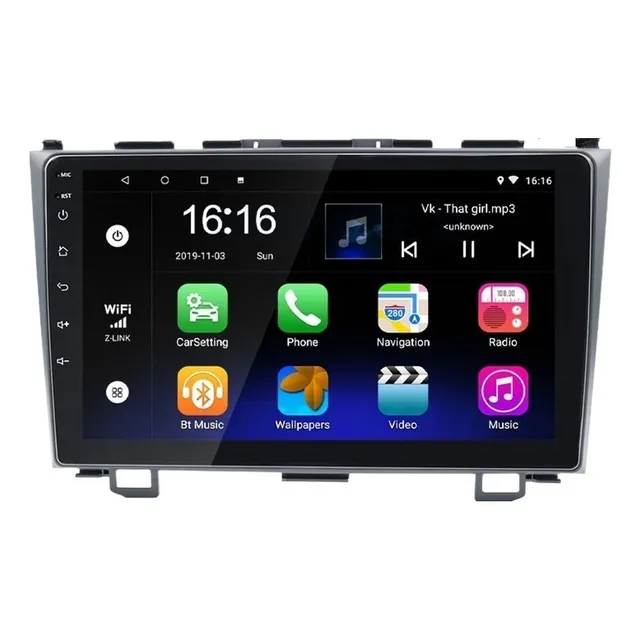 Zk Estereo Honda Crv 07-12 Android Carplay Gps Y Camara P