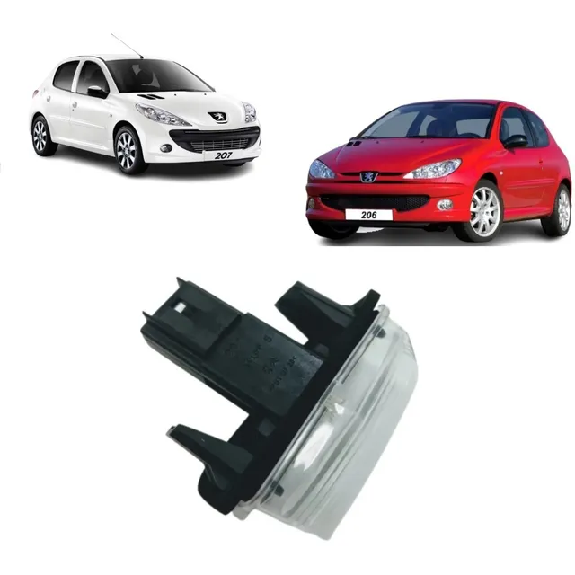 Lanterna Luz De Placa Peugeot 206 207 Citroen C4 Picasso C3