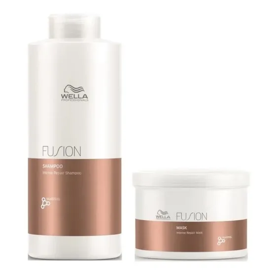 Shampoo 1000ml+ Mascarilla 500ml Fusion Repair Intensa Wella