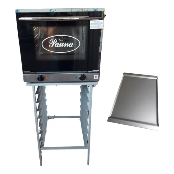 Horno Convector Eléctrico Pauna Beta 21 + Base Y 8 Bandejas