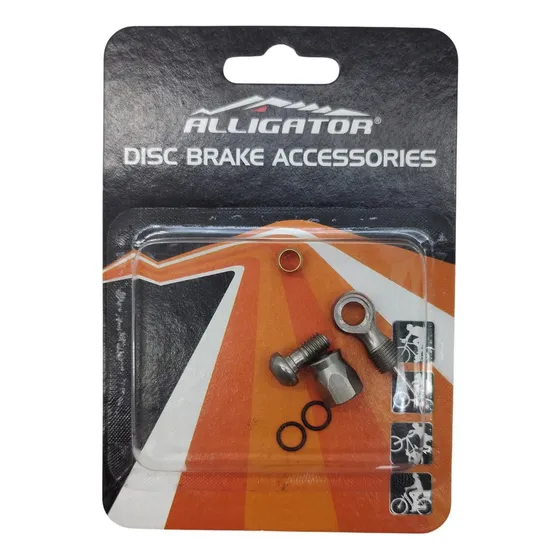 Conector Banjo Com Oliva Para Mangueira Freio Hidráulico