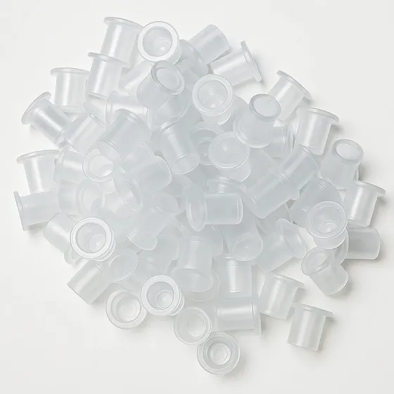 Tetinas Cups Mediana 12mm X100u Para Tinta Tatuajes Tattoo