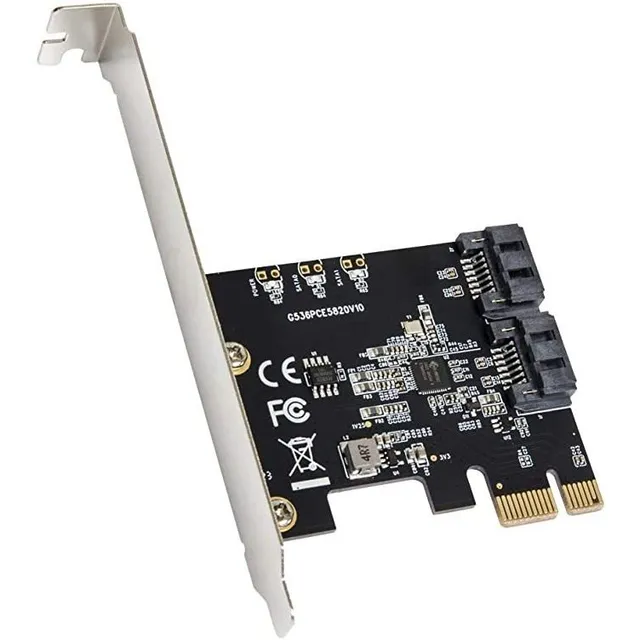 I / O Crest 2 Puerto Sata Iii Pcie Tarjeta Controladora (jmi