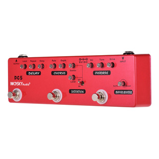 Mosky Dc5 6 En 1 Guitarra Multi-efectos Pedal Delay + Chorus Mosky Dc5 6 En 1 Guitarra Multi-efectos Pedal Delay + Chorus