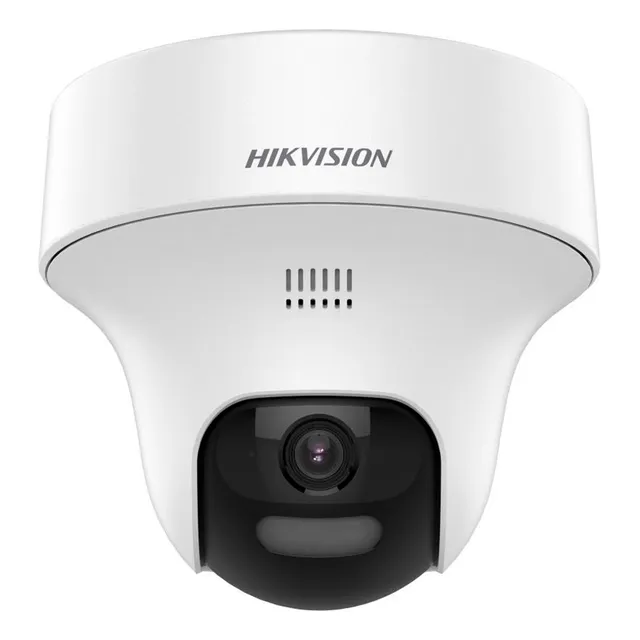 Cámara Domo Pt 360° 5mp Audio Sirena Hikvision 78k0t-ptlxts Blanco