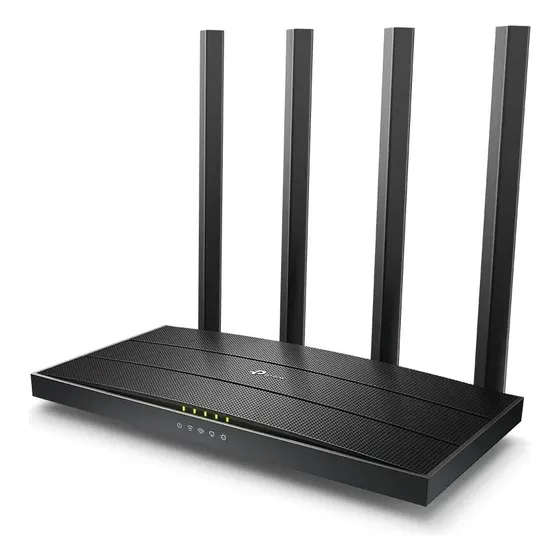 Router WiFi Gigabit TP-Link Archer C6 AC1200 V4 negro
