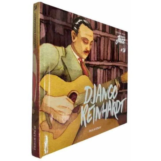 Livro Físico Com Cd Coleção Folha Lendas Do Jazz Volume 30 Django Reinhardt