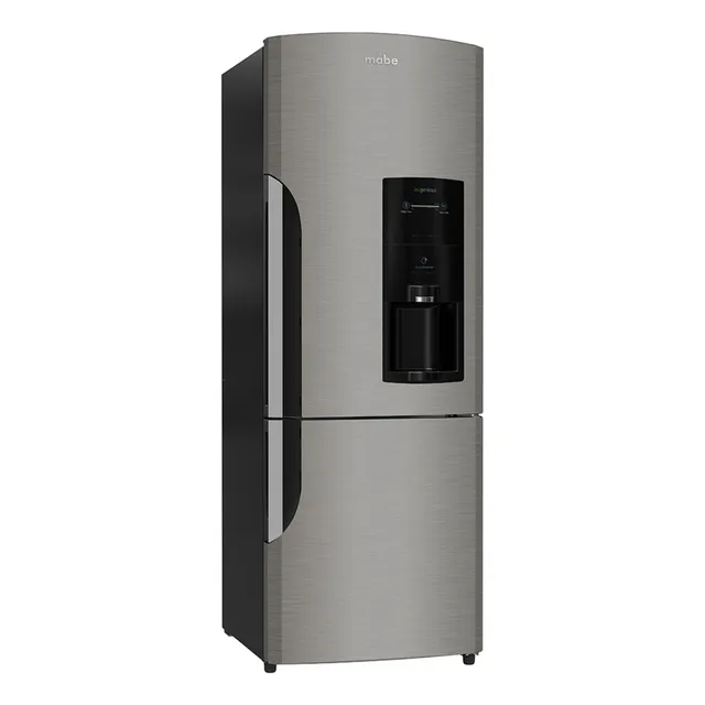 Refrigerador Bottom Freezer 400l Inox Mate Mabe Rmb400ibmrm0 Mate