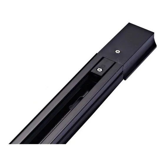 Riel 1 Metro Track Light Para Lampara Led Negro Y Blanco 