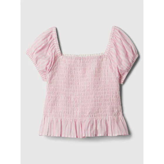 Blusa Niña Gap Panal De Aveja Rosada