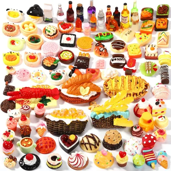 Miniaturas Comida Cozinha Boneca Barbie Blythe Rement Kit 10