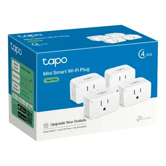 Tp-link Tapo P105 Contacto Enchufe Inteligent Wifi 15a 4pack