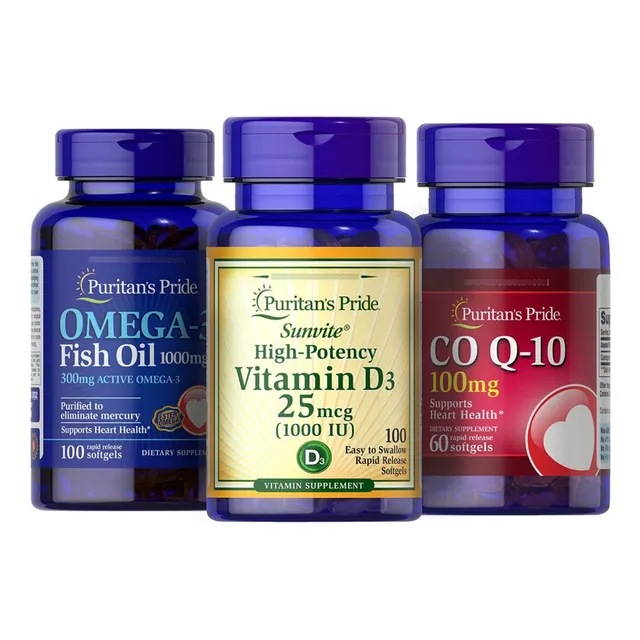 Omega 3, Co Q10 Y Vitamina D3 - Unidad a $178