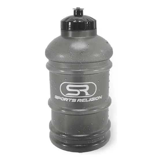 Garrafa Galão Água Squeeze Academia Fitness 2 Litros Cor Preta