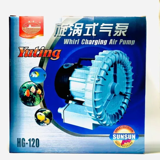 Soprador De Ar Sunsun Hg-120 12m³h Turbina De Ar Lago Tanque