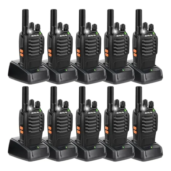Retevis H-777 Radio De Dos Bandas Uhf De Largo