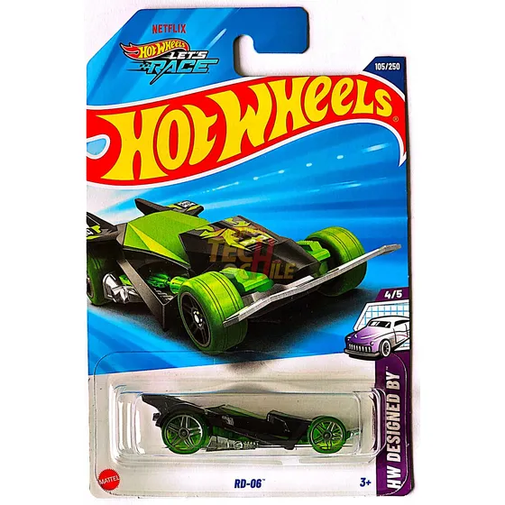 Rd-06 Negro Acceleracers Hot Wheels Negro