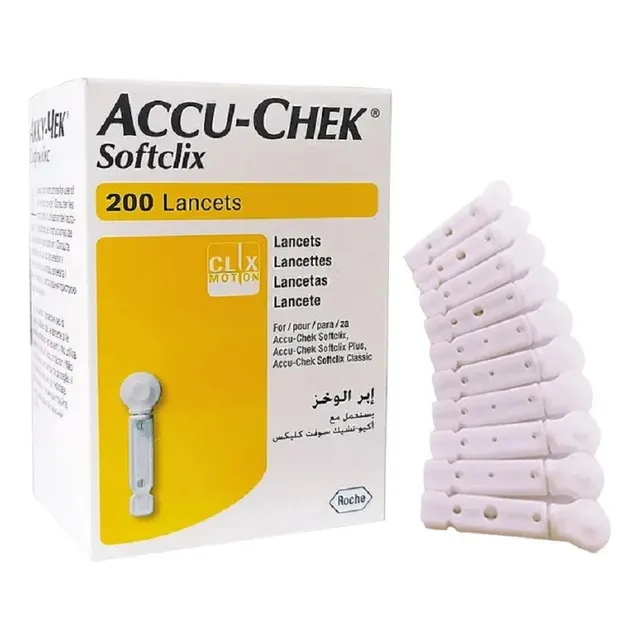 Lancetas Accu-chek® Softclix 200 Unidades