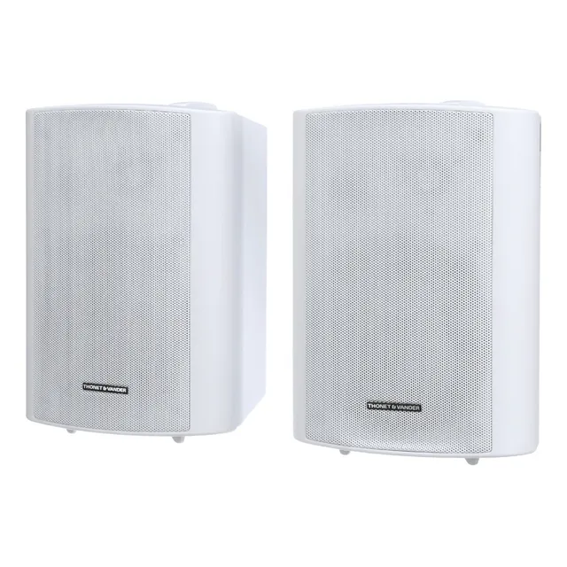 Parlante Exterior Resistente Al Agua Bluetooth Color Blanco