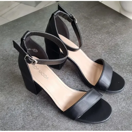 Sandalias Con Tacon Para Damas, Marca Top Moda, Modelo Delia