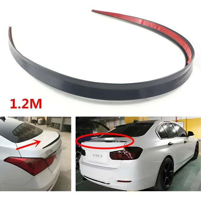 Aerofólio Spoiler Traseiro Universal Flexível Carro