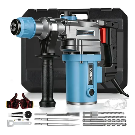 Martelete Perfurador Rompedor Professional Concreto Dobevi Azul-aço 220v 60hz