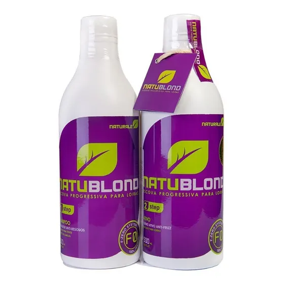 Progressiva Orgânica Para Loiro Natublond 500ml - Sem Formol